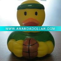 squeaky rubber sport duck