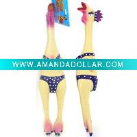 Shrilling couples chicken toy