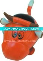 Stuffed vinyl cow
