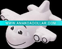 Wholesale PU airplane/stress reliever plane/anti stress aircraft/squeeze ball
