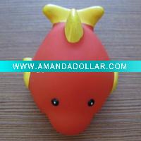 floating rubber fish toy-6.7cm(length)