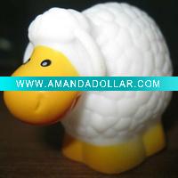 sheep rubber toy-6.7cm(length)