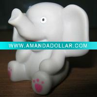 elephant rubber toy-5.1cm(height)