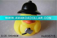 2011 new item soft plastic toy water duck HJ035715