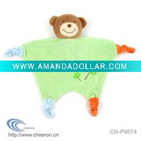 Wholesale Baby Toy handkerchief,Baby handkerchief toy,Velvet baby toy
