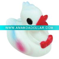 Wholesale Lovely Bath Rubber Swan Toys/H325