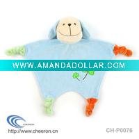 Baby handkerchief,Toy handkerchief,Velvet Puppy baby toy