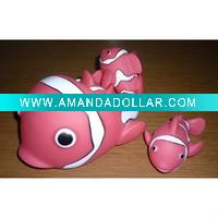 rubber bath fish family