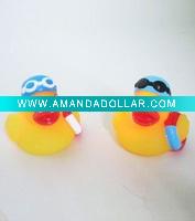 yellow plastic ducks