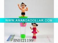 Wholesale Candy toy,Cartoon shooting game w/candy tube,child toy