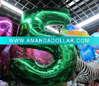 Wholesale number shape balloon