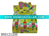 Wholesale Plastic hammer candy toy w/candy tube,Plastic toy for kid