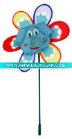 Wholesale Flower-Shaped PVC Windmill