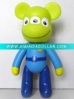 Wholesale plastic toy sweet toy pvc bear candy toy