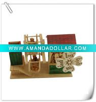 Wholesale Wooden craft Windmills