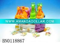 CANDY TOY PULL BACK ANIMALS (12PCS/BOX)