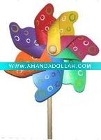 Wholesale plastic flower pinwheel