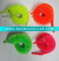 Wholesale 2011 New arrival Free sample glitter wurli worm