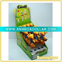 Pull Back Skating Mouse Candy Toy(Toy Candy)