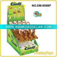 Pull Back Skating Monkey Candy Toy(Toy Candy)