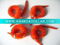 Wholesale Hot selling Stripe worm,Squirmles,slideyz