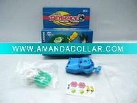 Wholesale NEW english hot sell pull string metal beyblade top toy