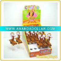 Wholesale Pull Back Skating Monkey Candy Toy(Toy Candy)