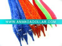 Wholesale Hot selling Stripe twisty worm,Squirmles,Mr fuzzy