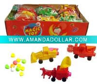 Wholesale engineering truck toy candy