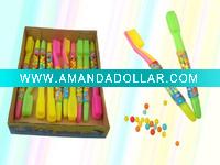 plastic toy candy-toothbrush