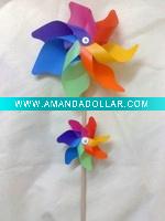 Wholesale flower shape toy windmill