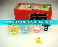 footprint photo frame toy candy