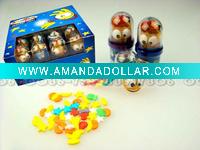 Wholesale toy candy /candy toy(lighting cartoon chain)