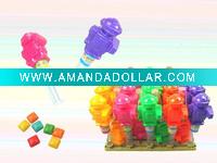 Wholesale cartoon toy candy/candy toy