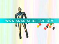 Wholesale toy candy /candy toy(spiderman key chain)