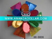 Wholesale Craft art garden outdoor decoration plastic windmill pinwheel wind wheel
