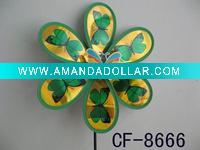 Wholesale Craft art garden outdoor decoration plastic windmill pinwheel wind wheel