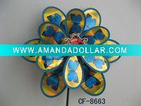 Wholesale Craft art garden outdoor decoration plastic windmill pinwheel wind wheel