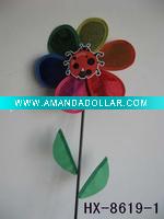 Wholesale Craft art garden outdoor decoration plastic windmill pinwheel wind wheel