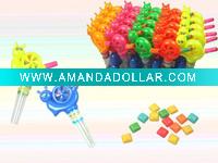 Wholesale cartoon toy candy/candy toy