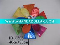Wholesale Craft art garden outdoor decoration plastic windmill pinwheel wind wheel