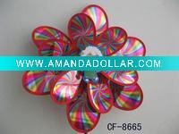 Wholesale Craft art garden outdoor decoration plastic windmill pinwheel wind wheel