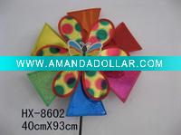 Wholesale Craft art garden outdoor decoration plastic windmill pinwheel wind wheel