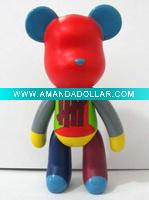 Wholesale plastic toy sweet toy pvc bear candy toy