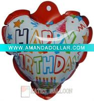 Wholesale love Bear logo shape auto inflating foil balloon