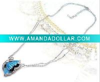Wholesale Hot sale! Elegant Blue Butterfly Necklace /Accessory