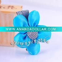 Blue flower hair pin