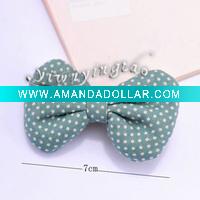 barrette with bow