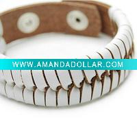 Ladies Leather Bracelets