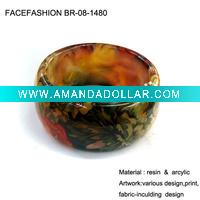 Wholesale ladies resin bracelet